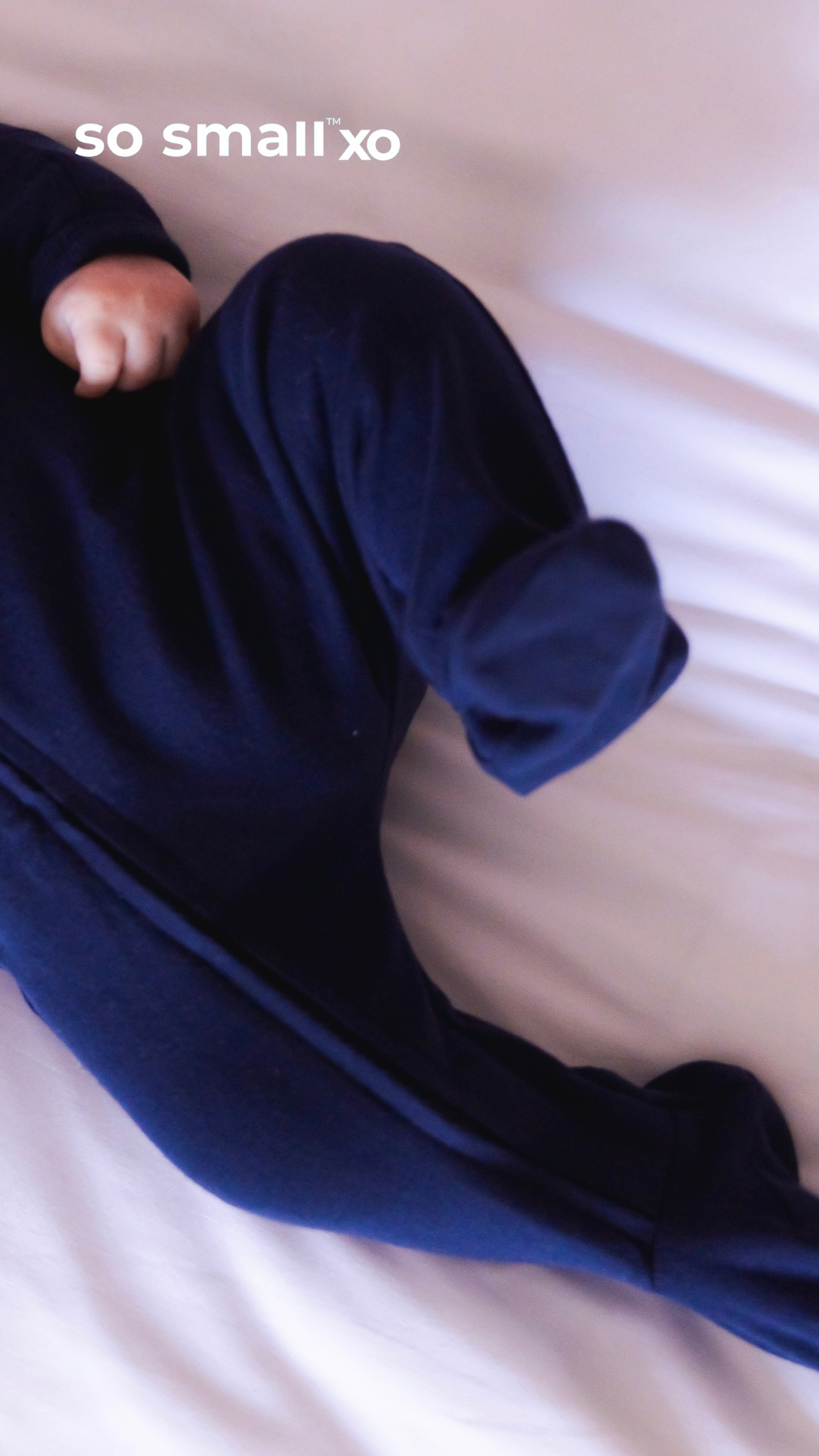 سالوبت so small xo بسوستة من القطن المصري الفاخر- لون كحلي