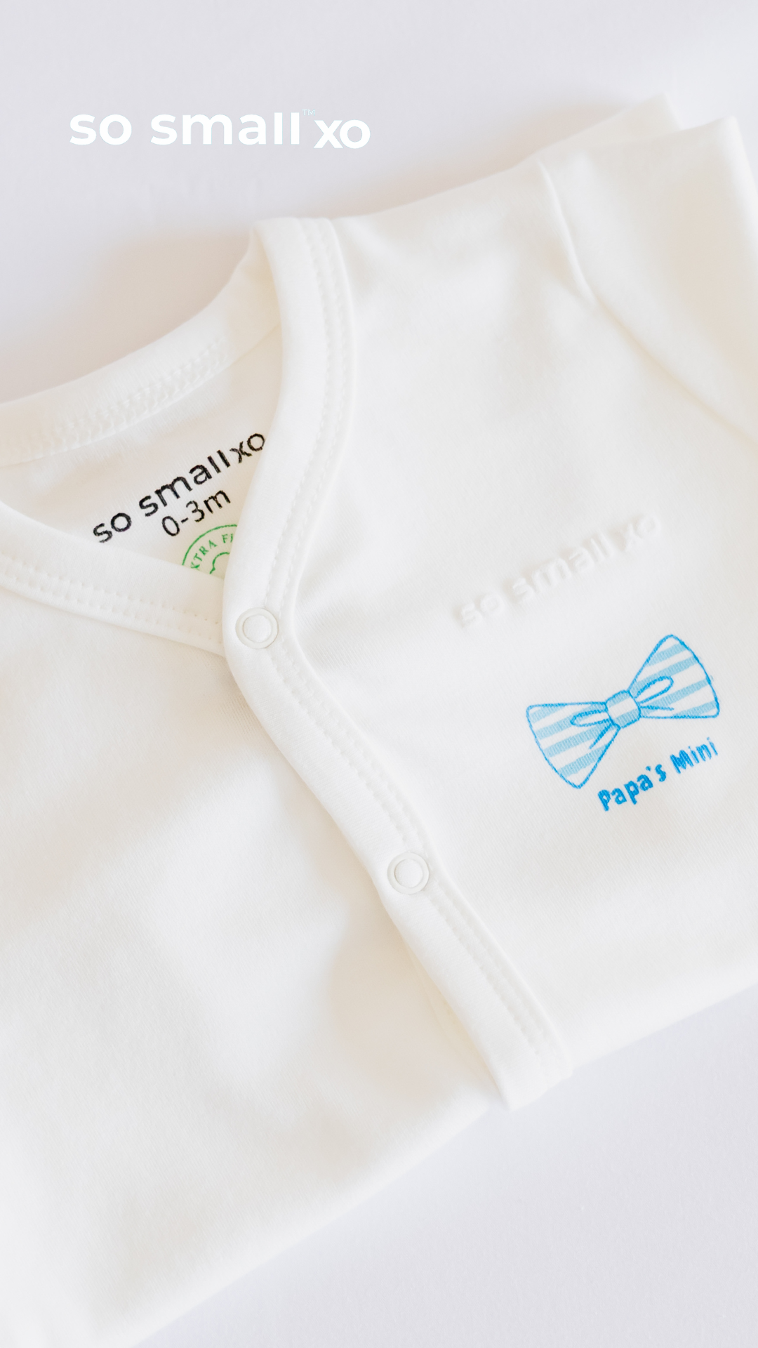 سالوبت so small xo بكباسين من القطن المصري الفاخر- تصميم نسخة أبي