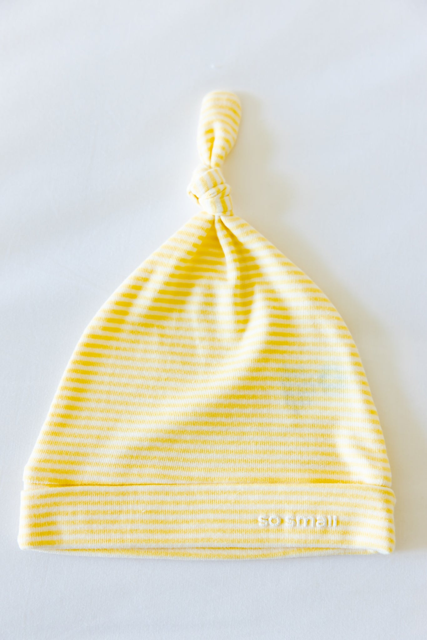 Organic Knotted Beanie- Butter Cup
