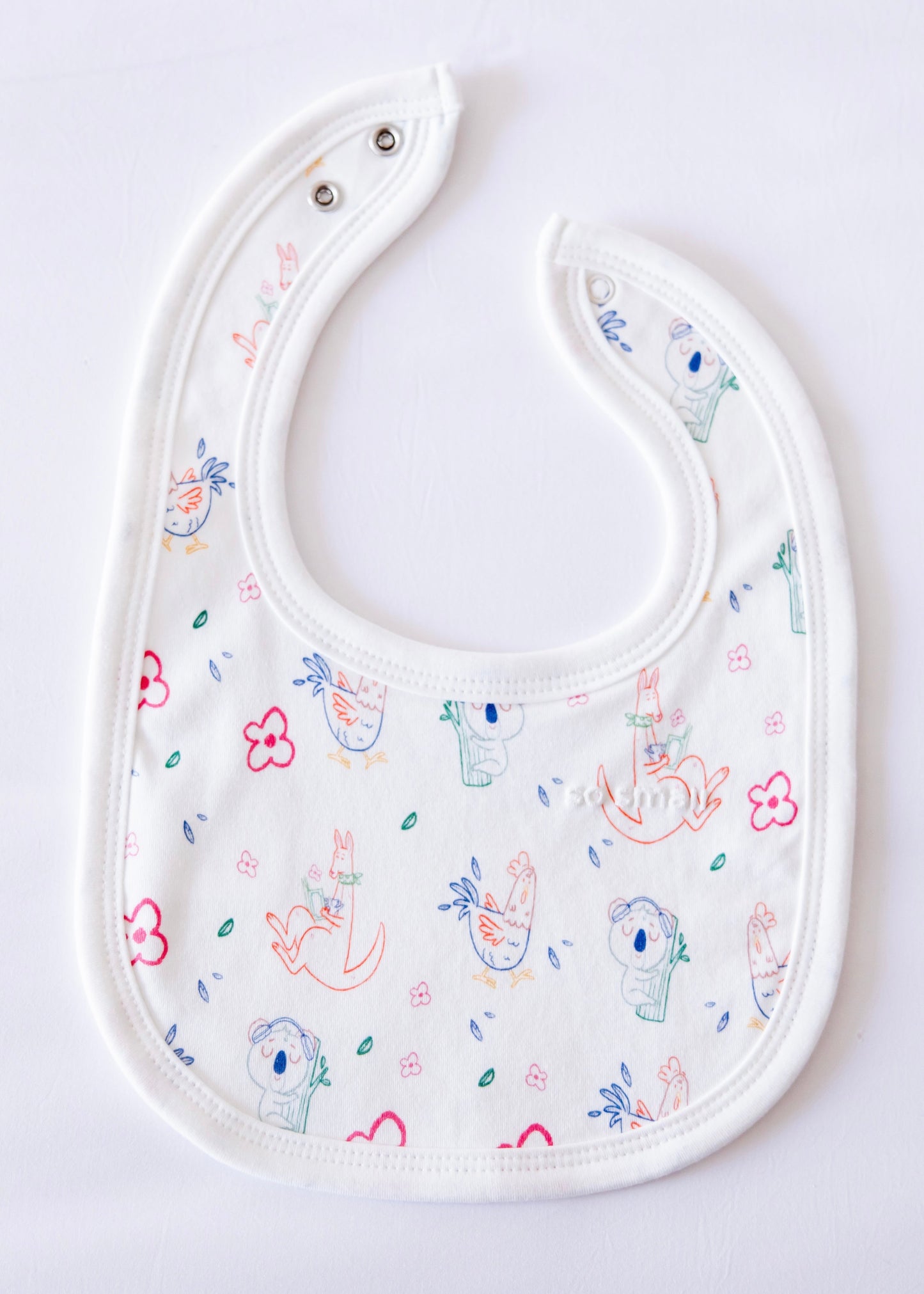 Organic Terry Lined Bib- Lazy. Daisy. Dreams