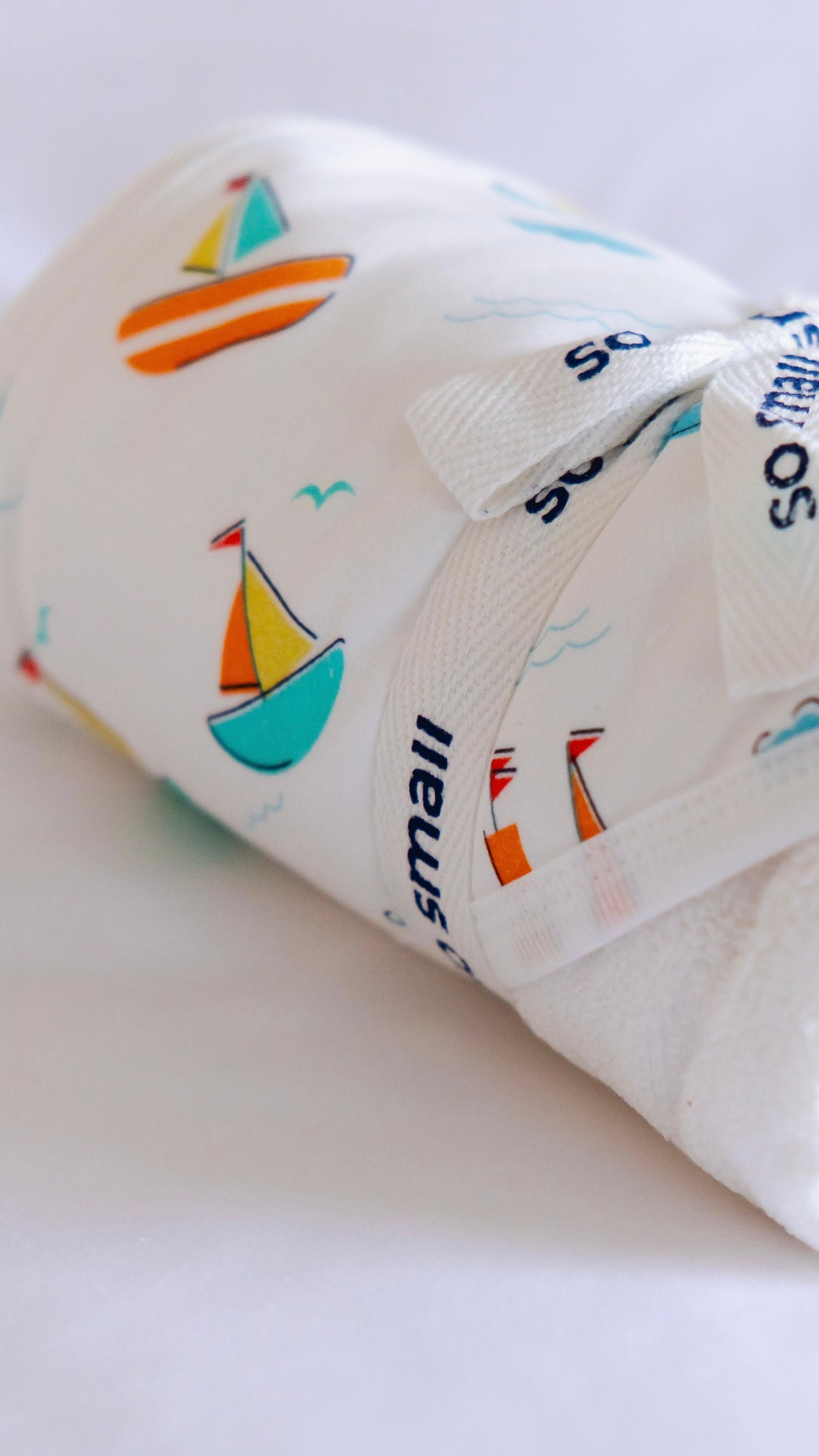 Organic Hooded Bath Towel- Let’s Sail Away Baby