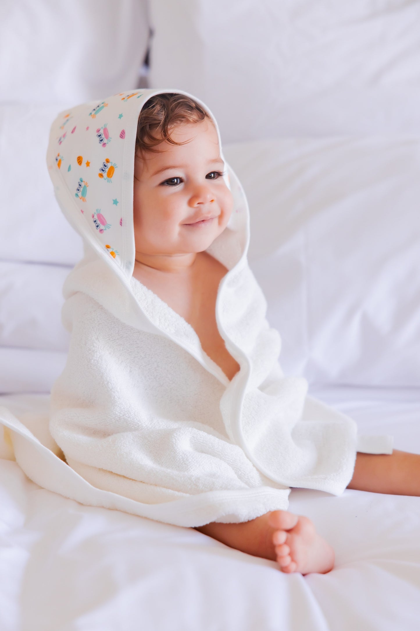 Organic Hooded Bath Towel -Friends of the Sea