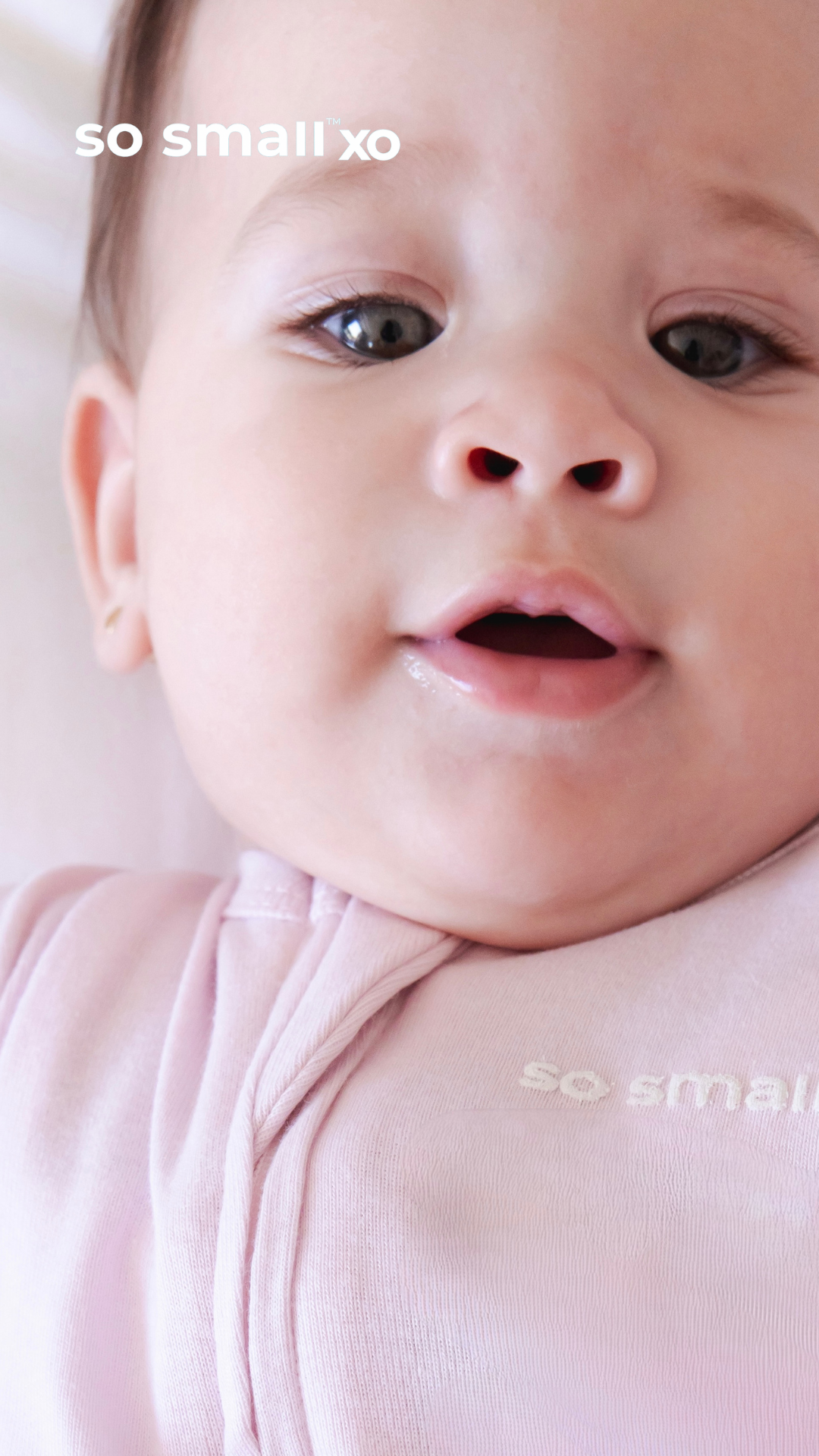 سالوبت so small xo بسوستة من القطن المصري الفاخر- لون زهري فاتح 