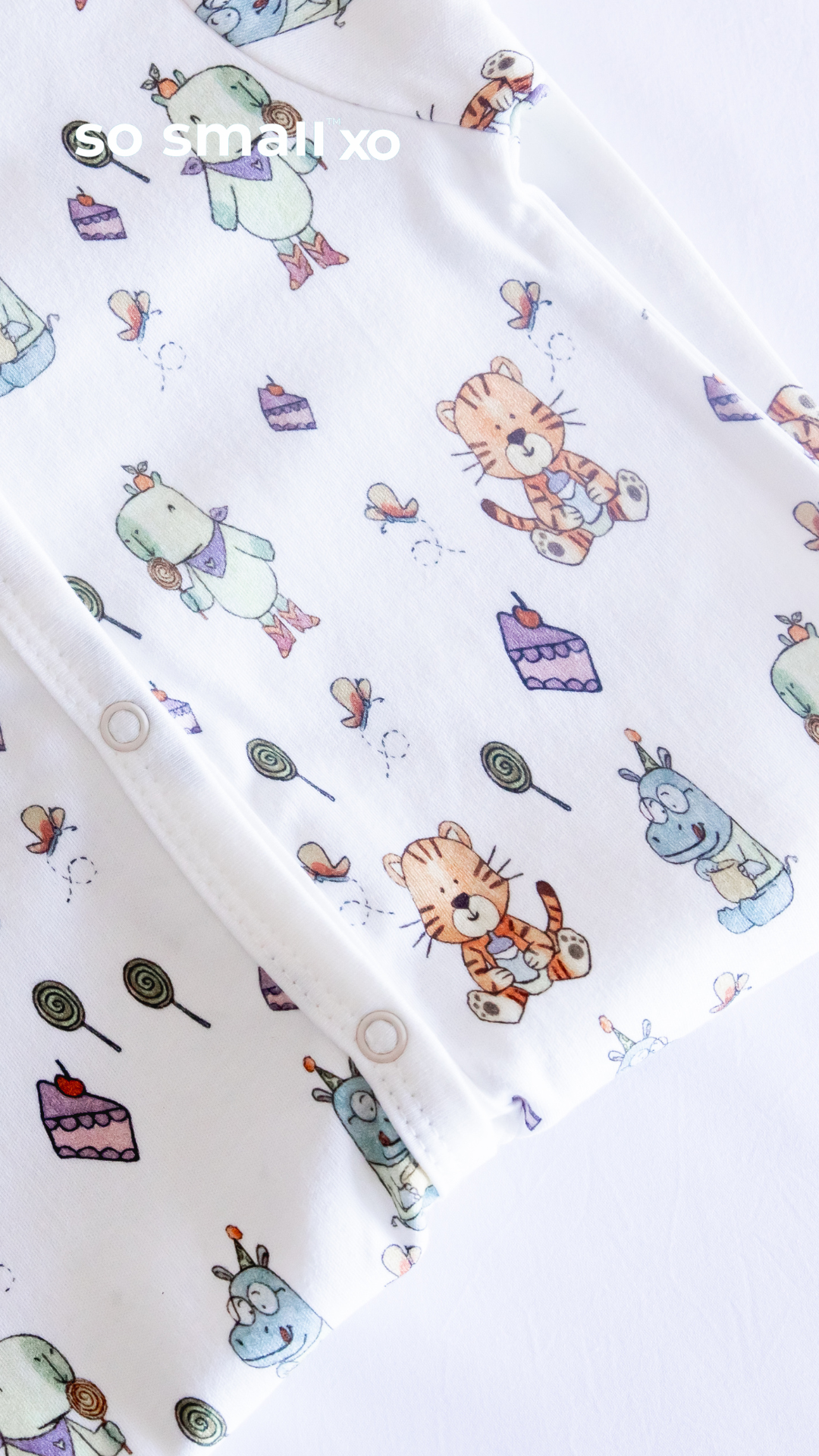 سالوبت so small xo بكباسين من القطن المصري الفاخر- تصميم سويت هارت