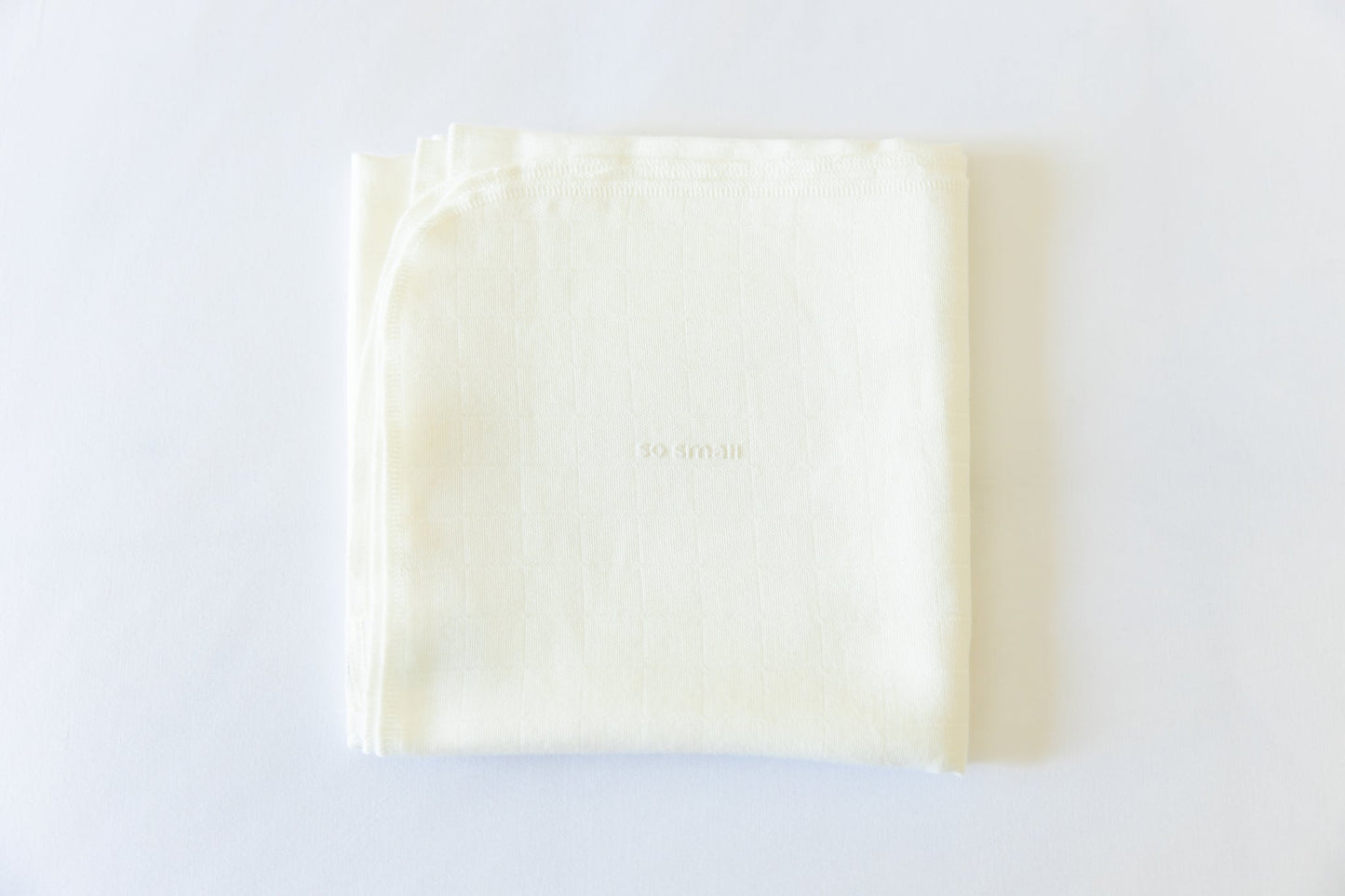 Organic Muslin Swaddle Blanket- Marshmallow White