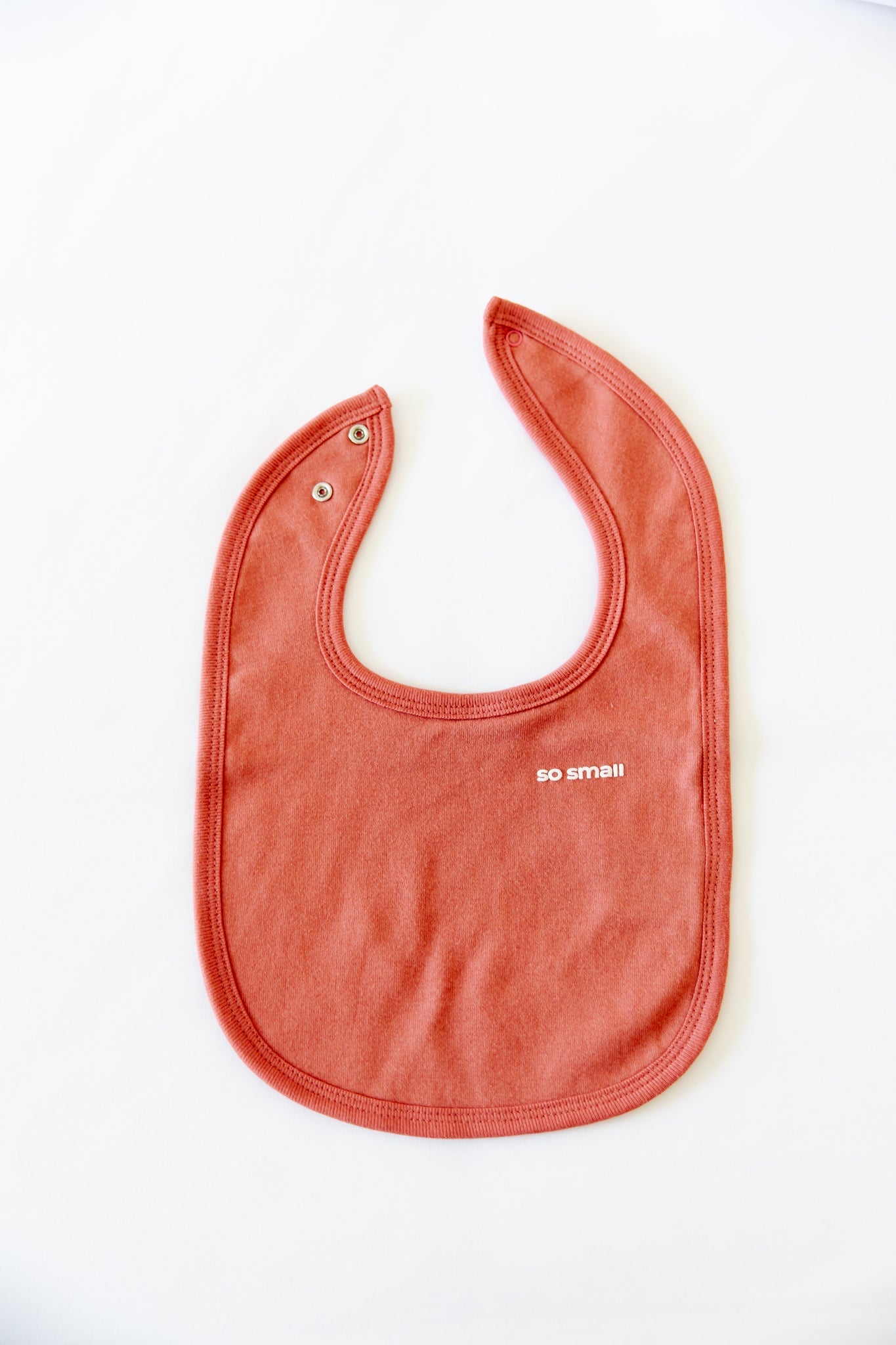 Organic Terry-Lined Bib- Holly Berry