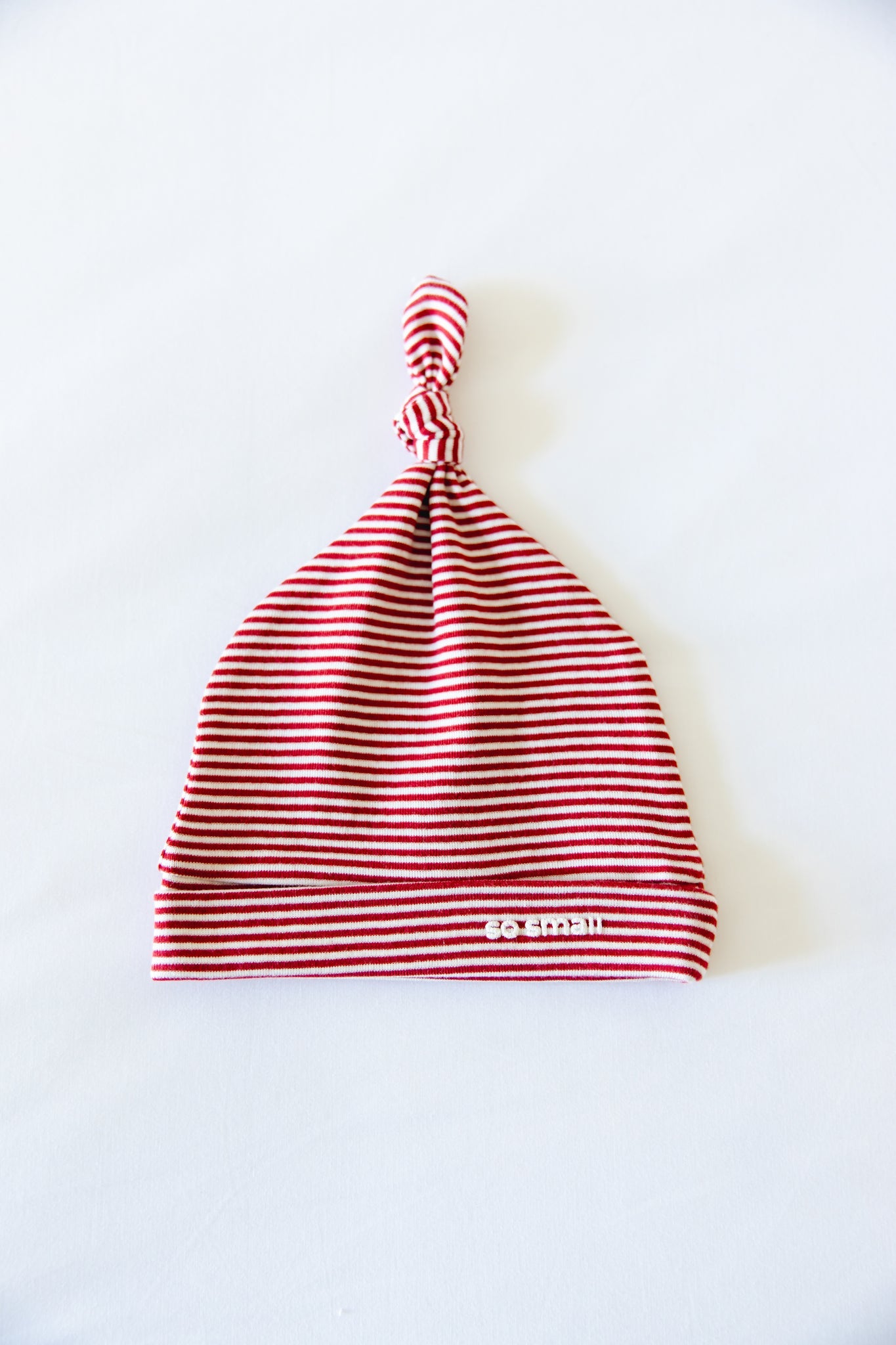 Organic Beanie- Cherry Red